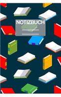 Notizbuch A5 Muster ABC Schule School Bücher Books Book Buch
