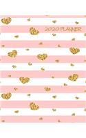 2020 Planner: 8"x10" Daily and Weekly Agenda Planner and Organizer V16