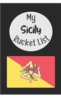 My Sicily Bucket List: Novelty Bucket List Themed Notebook