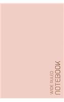 Wide Ruled Notebook
