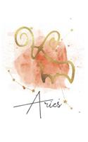 Aries: Zodiac Star Sign Astrology Notebook (6x9)