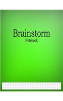 Brainstorm Notebook: 1/3" Octagonal Graph Paper Ruled