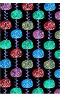 Bullet Journal Notebook Abstract Sketchy Trees Pattern 7