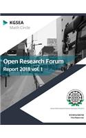 Open Research Forum Report 2018-1
