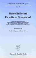 Bundeslander Und Europaische Gemeinschaft