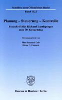Planung - Steuerung - Kontrolle