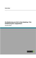 Die Bedeutung von Zeit in Sten Nadolnys Die Entdeckung der Langsamkeit