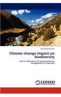 Climate change impact on biodiversity