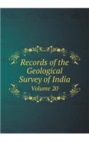 Records of the Geological Survey of India Volume 20