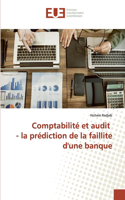 Comptabilité et audit - la prédiction de la faillite d'une banque