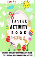 Easter Activity Book for Kids Ages 4-8