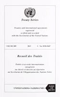 Treaty Series 2889 (English/French Edition)