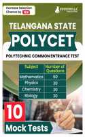 TS POLYCET 2024 | Telangana State Polytechnic Common Entrance Tests | 10 Mock Tests (1500 Solved MCQs) with Free Access to Online Test Series