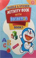 Puzzle & Sticker With Doraemon Activity Book 1
