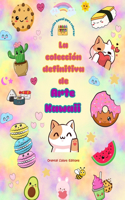 La colección definitiva de arte kawaii - Adorables y divertidos diseños kawaii para colorear para todas las edades