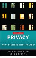 Privacy: What Everyone Needs to Know