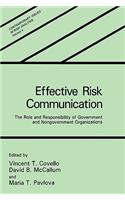 Effective Risk Communication