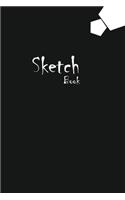 Sketchbook with Premium, Uncoated (75 gsm) Paper, Black Cover