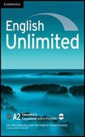 English Unlimited Elementary Coursebook with e-Portfolio CD-ROM and Workbook without answers with DVD-ROM Pack