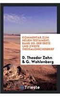 Kommentar Zum Neuen Testament;
