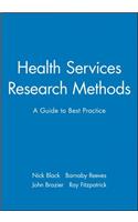 Health Services Research Methods