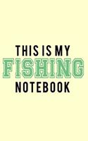 Fishing Notebook: Blank Lined Fishing Notebook for Fishing Lovers - Gag Fishing Gift - 6x9 Inch - 120 Pages