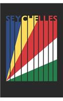 Retro Seychelles Planner - Seychellois Flag Diary - Vintage Seychelles Notebook - Seychelles Travel Journal