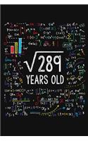 Square Root Of 289 Years Old
