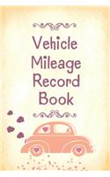 Vehicle Mileage Record Book