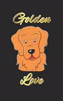 Eikland - Notes: Pet Dog Golden Retriever Love - Notebook 6x9 checkered