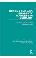 Urban Land and Property Markets in Germany