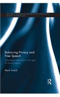 Balancing Privacy and Free Speech