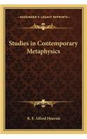 Studies in Contemporary Metaphysics