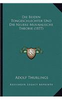 Die Beiden Tongeschlechter Und Die Neuere Musikalische Theorie (1877)