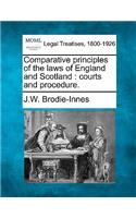 Comparative principles of the laws of England and Scotland