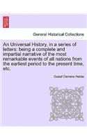 An Universal History, in a series of letters