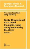 Finite-Dimensional Variational Inequalities and Complementarity Problems I