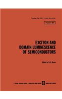 Exciton and Domain Luminescence of Semiconductors