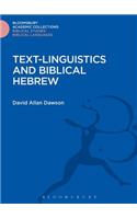 Text-Linguistics and Biblical Hebrew
