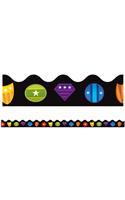 Super Power Shields Scalloped Borders