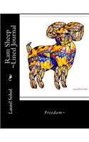Ram Sheep Lined Journal