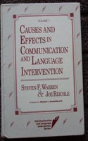 Causes and Effects in Communication and Language Intervention: No. 1 (Communication & Language Intervention)