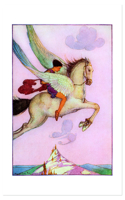 Fly! Flying Horse Graduation Greeting Card