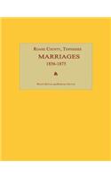 RoAne County, Tennessee, Marriages 1856-1875
