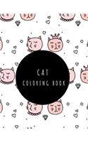 Cat Coloring Book: Cat Gifts for Toddlers, Kids ages 4-8, Girls Ages 8-12 or Adult Relaxation Cute Stress Relief Animal Birthday Coloring Book Made in USA