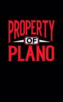 Property of Plano: 6x9 - notebook - 120 pages - lined