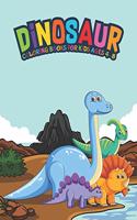 Dinosaur Coloring Books For Kids Ages 4-8: Fantastic Dinosaur Coloring Kids Book with 50 Diplodocus, Tyrannosaurus, Apatosaurus, Mosasaur, Protoceratops, Brachiosaurus, Triceratops and More! 