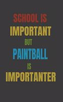School Is Important But Paintball Is Importanter