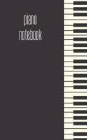 piano notebook
