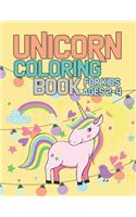 Unicorn Coloring Book for Kids Ages 2-4